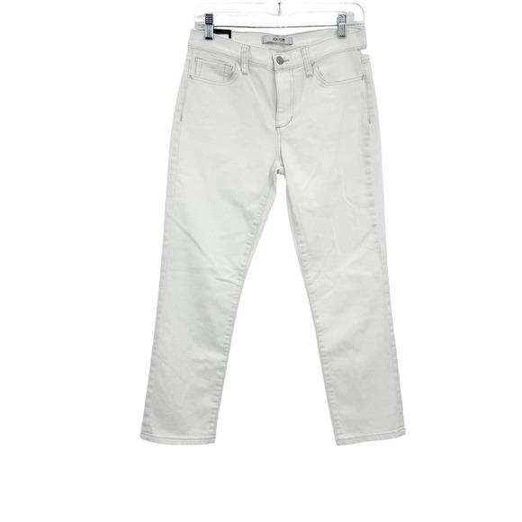 Joe's Mid Rise Straight Leg Cropped Denim Jeans White Women's Size 27 NWT - Picture 3 of 11